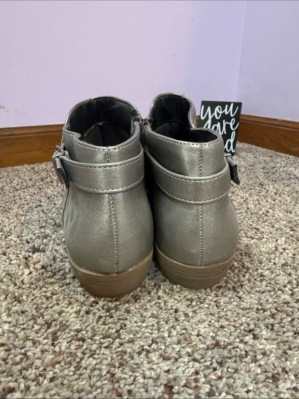 Gray booties - Picture 3 of 4